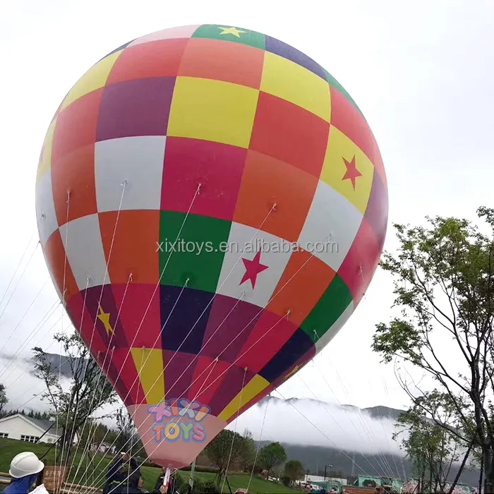 XIXI BRINQUEDOS Publicidade exterior Gigante Personalizado PVC Hélio Inflável Balões de Ar Quente Hélio Inflável Esferas De Ar Quente