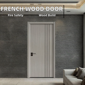 Puerta Corredera de Madera de Apertura Automática de Diseño Moderno, Prevención de Incendios para Uso en Interiores/Exteriores, Hoteles, Apartamentos, Dormitorios, Escuelas - Product Image 2