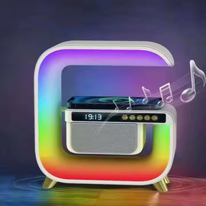 ZTX Wholesale G3 Mini Wireless Charging RGB <b>LED</b> <b>Night</b> <b>Light</b> Alarm Clock for Computer and Mobile Phone Use for Home - Product Image 1