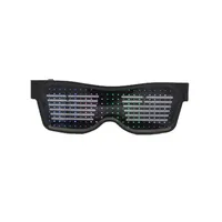 Affichage Programmable chaud Bluetooth APP bricolage lunettes de mode charge intelligente lunettes LED programmables éclairées
