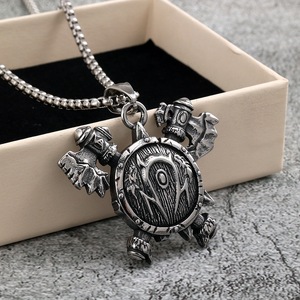 Yunnique-collar con colgante de acero inoxidable para hombre, estilo nórdico Retro, escudo vikingo de Odín, regalo, joyería, accesorio de moda - Product Image 1