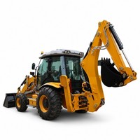 Chargeuse sur pneus jaune TLS4CX, capacité de charge nominale de 2800 kg, godet de 1,5 m³ pour travaux de construction et agricoles
