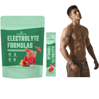 Poudre d'électrolytes Aeglwell au goût de bière et de pastèque, zéro calorie, sans alcool ajouté, supplément d'hydratation pour l'entraînement, OEM ODM personnalisé
