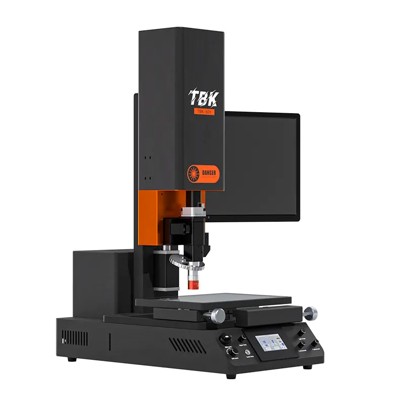 EN-LS23P ZJWY와 동일한 OLED 디스플레이 스크린 라인 제거를위한 새로운 레이저 기계 TBK-501