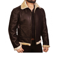 Vestes zippées professionnelles pour hommes, décontractées, d'hiver, grandes tailles, en cuir véritable de haute qualité, respirantes, écologiques, à séchage rapide et brillantes