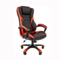 Chaise de rédaction personnalisée gratuite de Russie bras rembourrés doux bureau couture genou robuste dormir PU Silla Gerencial noir chaises de bureau