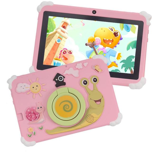 Android 7 Inch Tablet PC with Dual Camera Drawing Tablet for Kids 1GB+16GB Beautiful Packaging for Kids Tablet Educational