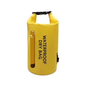 Bolsa impermeable para deportes al aire libre, bolsa de almacenamiento para rafting, natación, uso en la playa, amarillo, gris, verde - Product Image 5