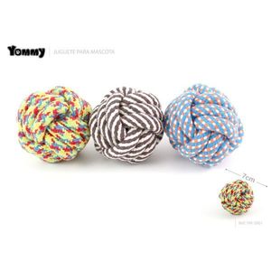 Yommy Cotton Rope Ball 7cm <b>Pet</b> <b>Toy</b> <b>for</b> Dogs <b>Interactive</b> Play - Product Image 1