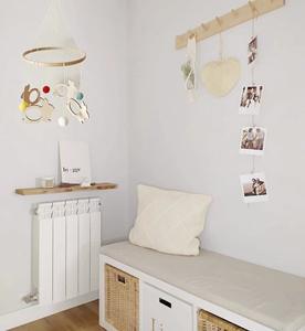 Boule de fourrure pour bébé, carillon éolien, cloche de lit, décorations suspendues, salon, chambre d'enfant, décorations murales - Product Image 5