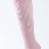 Chaussettes de compression multicolores mi-mollet pour le soutien sportif (volley-ball, basketball, course à pied, entraînement physique)