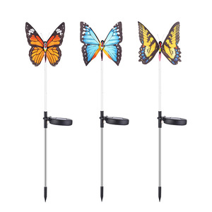 Solar Butterfly Ground <b>Light</b> LED Outdoor Garden Decorative Lighting Water Resistant Solar Powered - Product Image 1