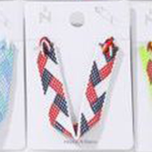 Bracelets en coton ciré multicolores à motifs géométriques faits à la main, lot de 12, unisexe, tendance, pour cadeau - Product Image 4