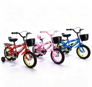 Vélos pour enfants, vélos pour garçons avec roues auxiliaires, vélos pour bébés avec sièges à paniers pour éviter les retournements latéraux - Product Image 5