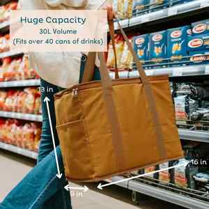 Bolsas térmicas reutilizables al por mayor, bolsa impermeable y ecológica para el almuerzo - Product Image 6