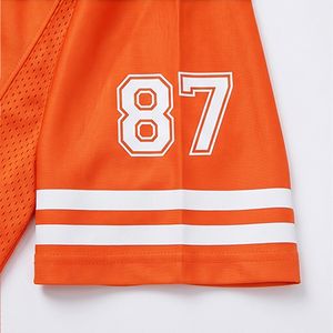 Camisetas de Fútbol Americano Personalizadas de Alta Calidad para Adultos Unisex, 100% Poliéster Transpirable, Ecológicas, Impresas por Sublimación, Cuello en V - Product Image 5