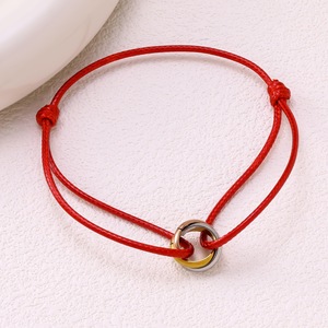 Bracelet unisexe à chaîne à maillons de style punk, motif papillon orthodoxe, plaqué or 24 carats, acier inoxydable, vente chaude, haut de gamme - Product Image 5
