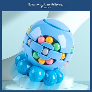 <span class=keywords><strong>Cubo</strong></span> Mágico <span class=keywords><strong>de</strong></span> Pulpo para Niños, Juguete Sensorial Giratorio <span class=keywords><strong>de</strong></span> Dedo, Rompecabezas <span class=keywords><strong>de</strong></span> Descompresión para Aprendizaje Temprano, Regalo - Product Image 2