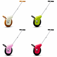 Nouveau design Poussette à une roue en plastique pour enfants Poussette pour bébés avec cadre en acier inoxydable Charge de 20kg pour les enfants de 5 à 7 ans
