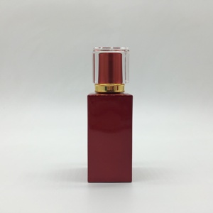 50ml Flat <strong>Refillable</strong> Glass Perfume Spray Bottle with Screw Cap Screen Printed Logo <strong>Reed</strong> <strong>Diffuser</strong> - Product Image 4