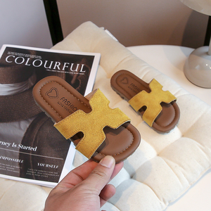 Ciabatte per ragazze sandali da spiaggia estivi di nuovo stile scarpe comode essenziali per <span class=keywords><strong>bambini</strong></span> - Product Image 2