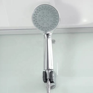 Cabine de douche de luxe avec fonction spa, hydromassage, vapeur, éclairage de fond et cadre carré brossé - Product Image 4