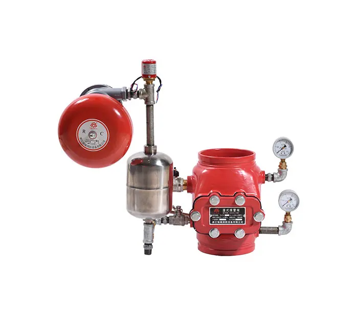 Üretici özel yangın koruma yangın söndürme sistemi ZSFZ 100 ıslak Alarm valfi (yivli bağlantı)