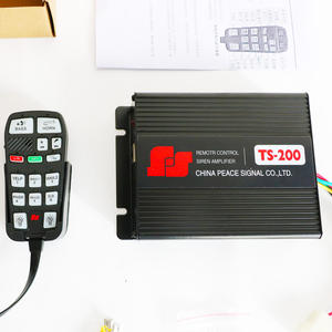 Barre lumineuse stroboscopique LED haute luminosité rouge bleu avertissement sur le toit pour camions ambulances TS-200 sirène 12V amplificateur haut-parleur Accord - Product Image 4