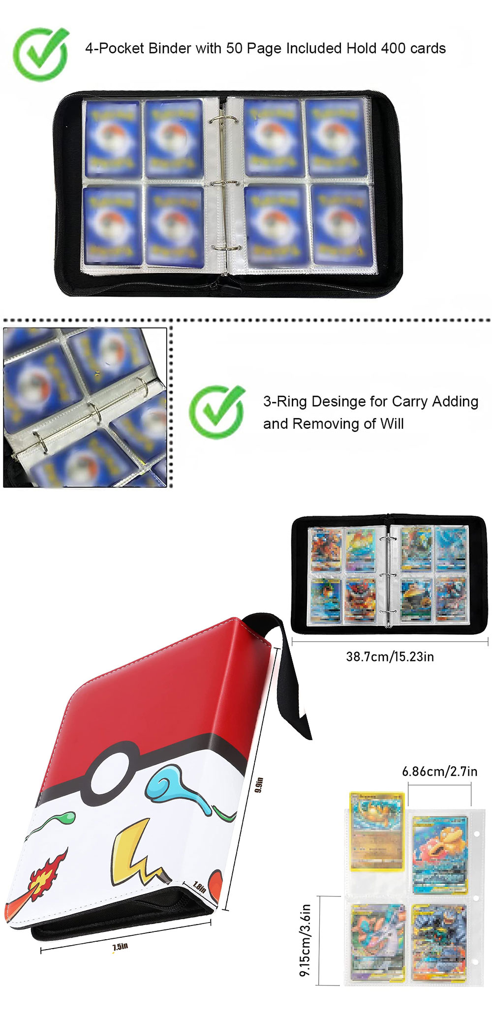 Pokemon Card Binder - Secure and Organize Your Tcgs