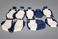 Housses de siège auto en cuir confortables et personnalisables en couleur, et kit d'amélioration intérieure pour divers modèles, y compris la Classe V W447 MPV