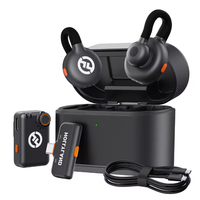Hollyland Lark M2S Professional Portable Mini Wireless Lavalier MIC Headset Microphone à main pour la diffusion en direct