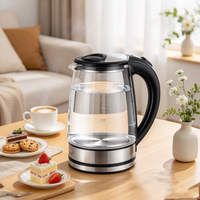 Appareils électroménagers intelligents : Bouilloire électrique en verre pour thé, chauffe-eau en forme de carafe