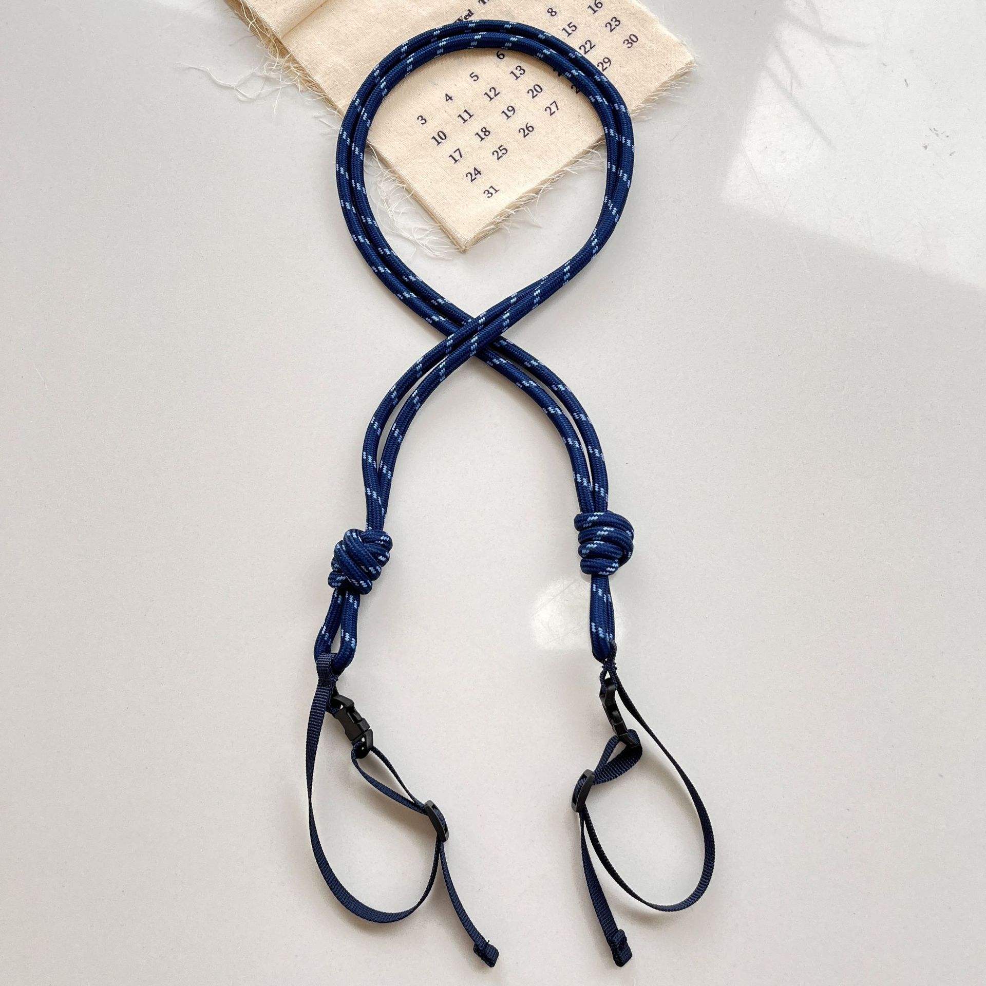 Bandoulière fine bleue