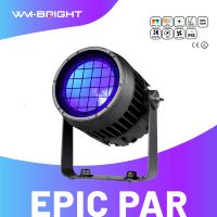Projecteurs de scène LED matriciels RGBALC 6-en-1 IP65 en alliage d'aluminium, contrôle DMX512 Ra92+ pour DJ, discothèques, concerts et applications de parcs à thème