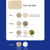 Vente en gros d'accessoires pour animaux de compagnie Litière pour chat en gel de silice Litière pour chat en cristal avec boîte en papier