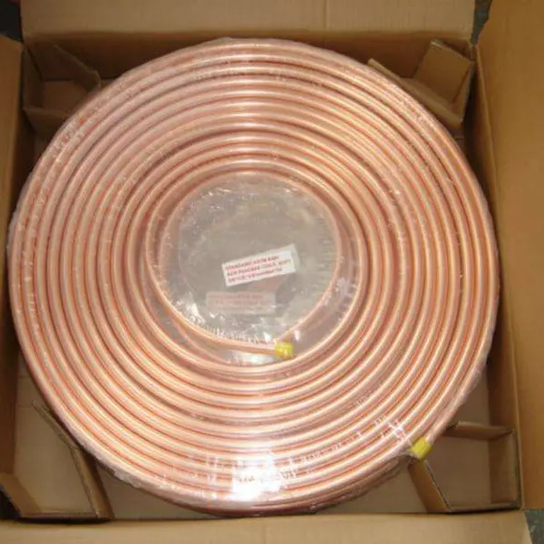 Customized size OFHC pancake AC copper pipe coil 1/2" 3/8" copper tubes