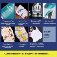 Étiquettes autocollantes imperméables en argent mat personnalisées pour cosmétiques, appareils électriques, plaques signalétiques imprimées en PET de formes multiples