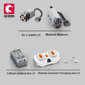 SEMBO BLOCK technology pieces of building blocks remote control universal M / L motor power pack group