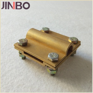 Abrazadera de Tierra de Cobre de Alta Resistencia, Conector Cruzado Eléctrico, Abrazaderas para Unión de Cables - Product Image 3