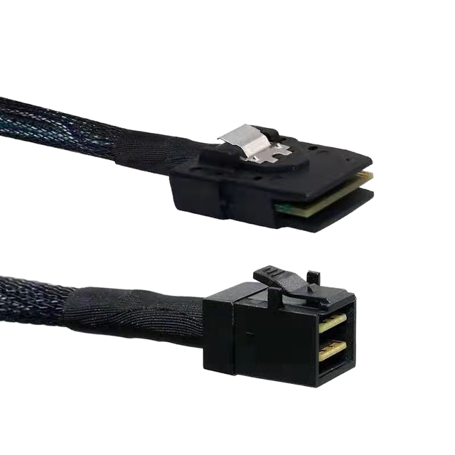 0.5m 1m for Server Motherboard SAS Backplane Nylon Jacket Data Transfer Mini SAS HD Adapter Cabo SFF-8643 to SFF-8087 Cable Wire