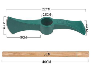 Outil multifonctionnel de jardinage en bois à Long manche pour l'extérieur, coupe du bois, pierreries, pierreries - Product Image 4