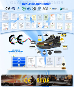 Zapatos de Seguridad de Alta Calidad <span class=keywords><strong>para</strong></span> Hombre JIANKUN, Impresión TPU + Cuero de Microfibra, Anti-Impacto/Antideslizantes, Puntera de Material Compuesto, Suela de PU - Product Image 6