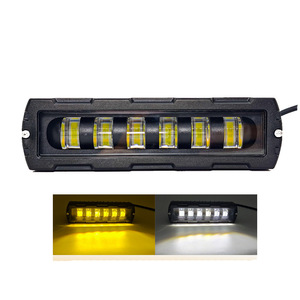 ไฟทำงานแบบ LED สองสี ขนาด 6 นิ้ว 18 วัตต์ สำหรับรถออฟโรด ตัวโคมอลูมิเนียมอัลลอยด์ ใช้ไฟ DC - Product Image 1