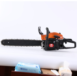 Equipo de jardinería de <span class=keywords><strong>2</strong></span> tiempos de 58CC de alta calidad, sierra de cadena de alta precisión, herramientas de jardín de gasolina disponibles, leñador de gran venta - Product Image 2