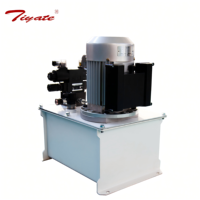 Mini-unité de commande hydraulique montée sur banc avec corps de réservoir peint en blanc pour circuits légers et travaux d'échantillonnage