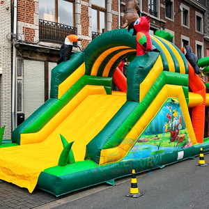 Château gonflable pour enfants, divertissement en plein air, saut, emplacement, chateaux gonflables, commercial, roi lion, course d'obstacles, château gonflable - Product Image 3