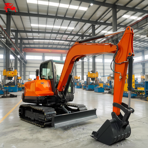 6-Tonnen-Minibagger mit EPA-Motor / YANMAR-Motor, Kleiner Raupenbagger für Landwirtschaft und Bauarbeiten - Product Image 5