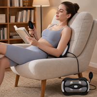 Masajeador Eléctrico de Cintura con Calor y Vibración, Dispositivo de Tracción Lumbar para Aliviar el Dolor de Espalda, Uso Doméstico
