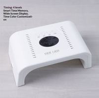 Lampu Kuku LED UV Elektrik 24W Pengering Kuku Portabel 24 LED 4 Timer Sensor Otomatis Pengeringan Cepat Gel Polish Manikur Pedikur Salon Rumah