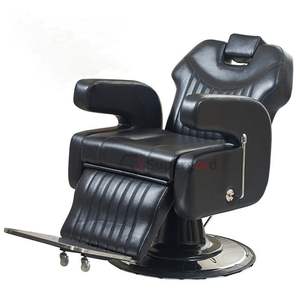 Silla de barbero al por mayor de fábrica con reclinación hidráulica, equipo de belleza y peluquería, reposacabezas ajustable - Product Image 3